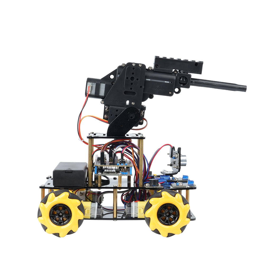 ESP32 Multifunctional Mecanum Wheeled Coding Robot Platform – Arduino & Scratch Programmable School Starter Kit with Wireless App Control